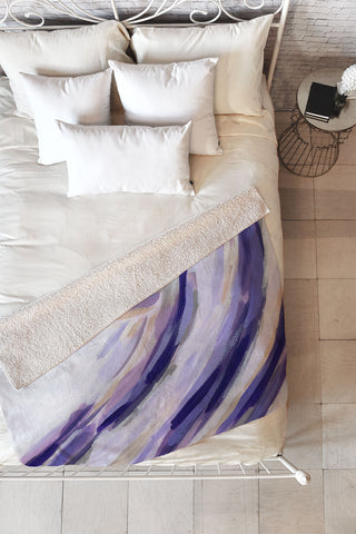 Laura Fedorowicz Bravery Looks Good on You Fleece Throw Blanket