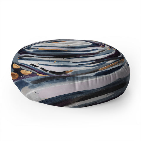 Laura Fedorowicz Bright Eyes Floor Pillow Round