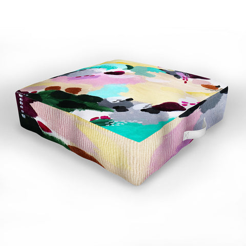 Laura Fedorowicz Brisk Winds Outdoor Floor Cushion