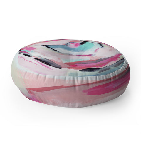 Laura Fedorowicz Candy for Breakfast Floor Pillow Round