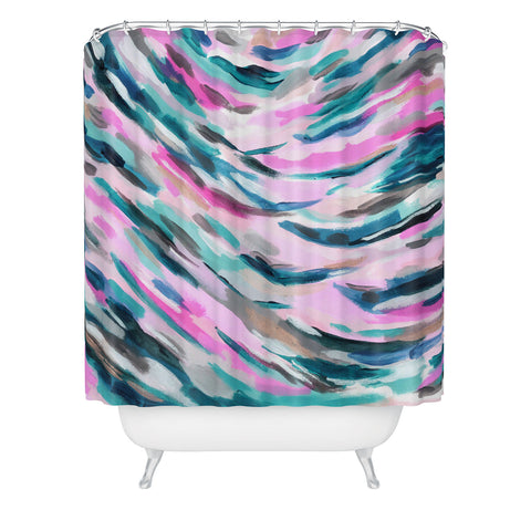 Laura Fedorowicz Candy Skies Shower Curtain