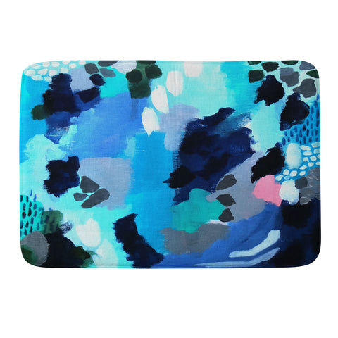 Laura Fedorowicz Cloudy with a Chance of Pink Memory Foam Bath Mat