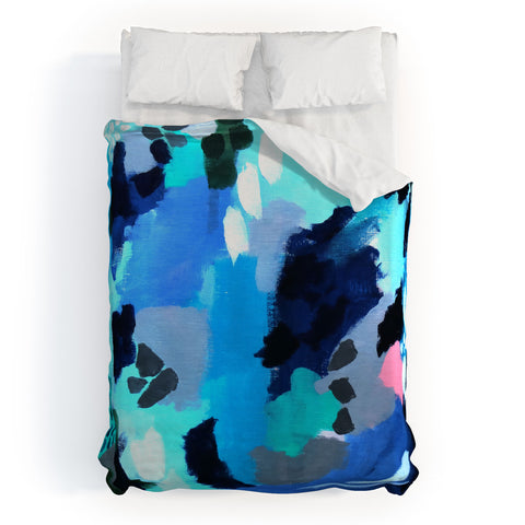 Laura Fedorowicz Cloudy with a Chance of Pink Duvet Cover