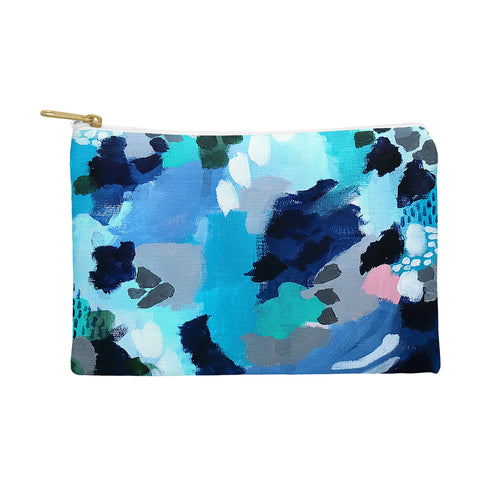 Laura Fedorowicz Cloudy with a Chance of Pink Pouch