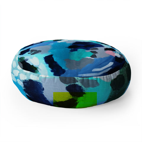 Laura Fedorowicz Cloudy with a Chance of Pink Floor Pillow Round