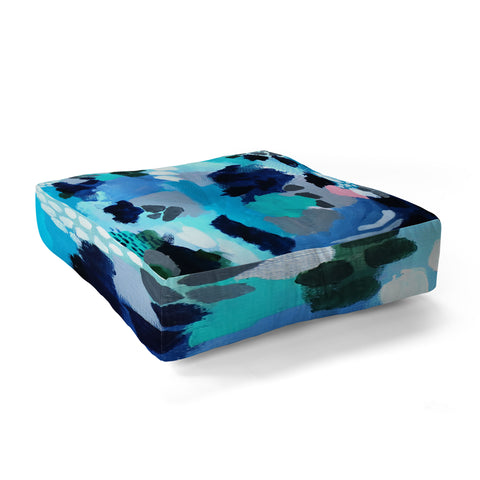 Laura Fedorowicz Cloudy with a Chance of Pink Floor Pillow Square