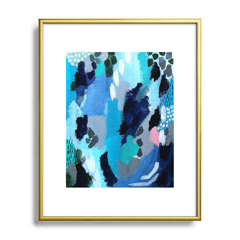 Laura Fedorowicz Cloudy with a Chance of Pink Metal Framed Art Print