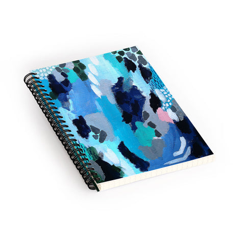 Laura Fedorowicz Cloudy with a Chance of Pink Spiral Notebook