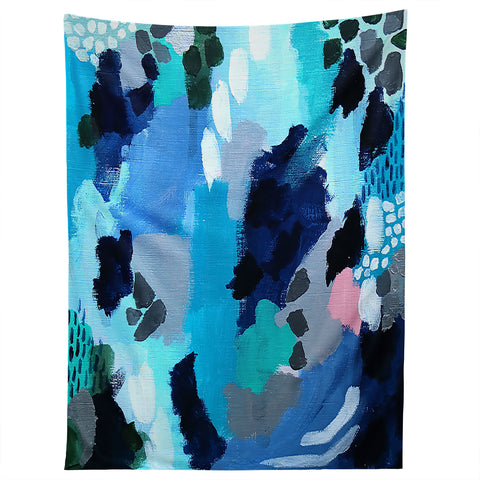 Laura Fedorowicz Cloudy with a Chance of Pink Tapestry