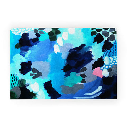 Laura Fedorowicz Cloudy with a Chance of Pink Welcome Mat