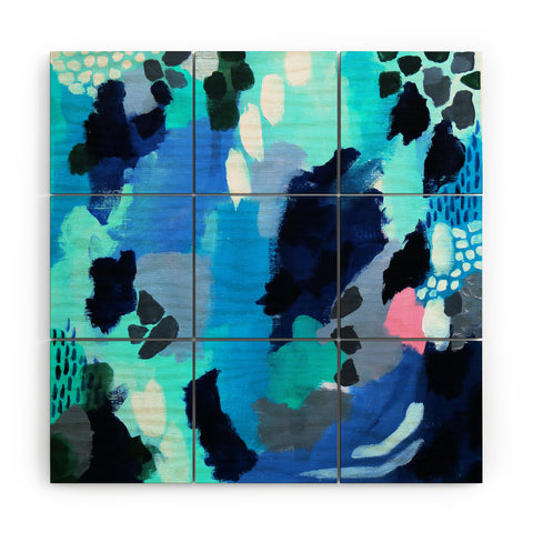 Laura Fedorowicz Cloudy with a Chance of Pink Wood Wall Mural