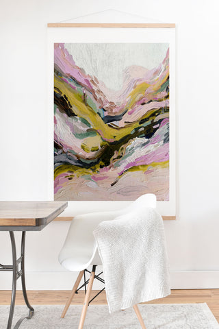 Laura Fedorowicz Connected Abstract Art Print And Hanger