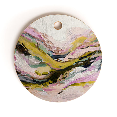 Laura Fedorowicz Connected Abstract Cutting Board Round