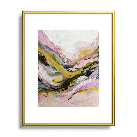 Laura Fedorowicz Connected Abstract Metal Framed Art Print