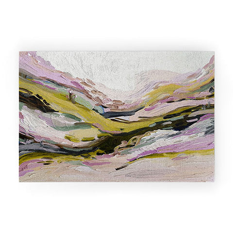 Laura Fedorowicz Connected Abstract Welcome Mat