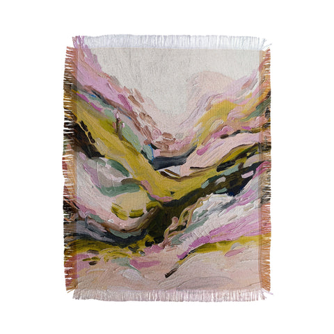 Laura Fedorowicz Connected Abstract Throw Blanket