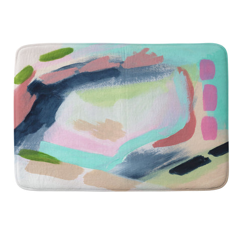 Laura Fedorowicz Crazy Daisy Memory Foam Bath Mat