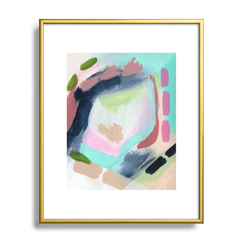 Laura Fedorowicz Crazy Daisy Metal Framed Art Print