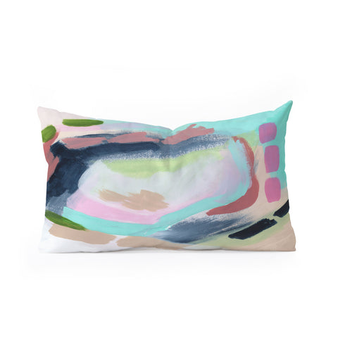Laura Fedorowicz Crazy Daisy Oblong Throw Pillow