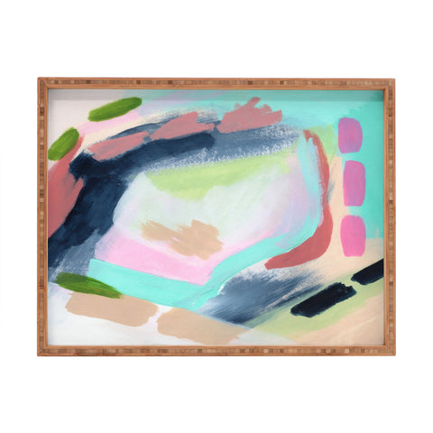 Laura Fedorowicz Crazy Daisy Rectangular Tray