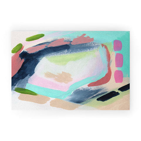 Laura Fedorowicz Crazy Daisy Welcome Mat