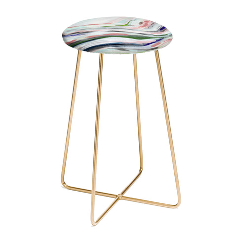 Laura Fedorowicz Dainty Abstract Counter Stool