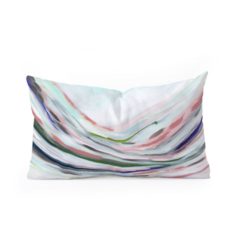 Laura Fedorowicz Dainty Abstract Oblong Throw Pillow