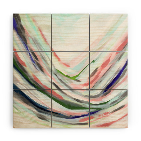 Laura Fedorowicz Dainty Abstract Wood Wall Mural
