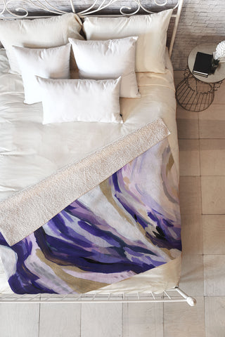 Laura Fedorowicz Dance Out Loud Fleece Throw Blanket