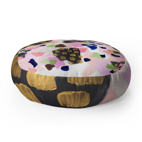 Laura Fedorowicz Darling Print Floor Pillow Round