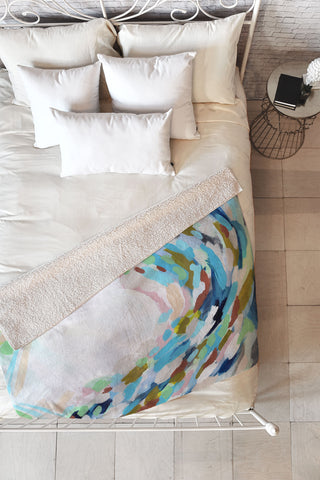 Laura Fedorowicz Day Trip Fleece Throw Blanket
