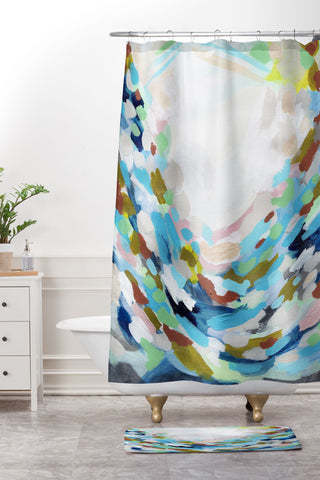 Laura Fedorowicz Day Trip Shower Curtain And Mat