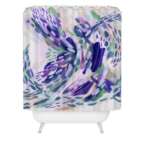 Laura Fedorowicz Daydreams not Fears Shower Curtain
