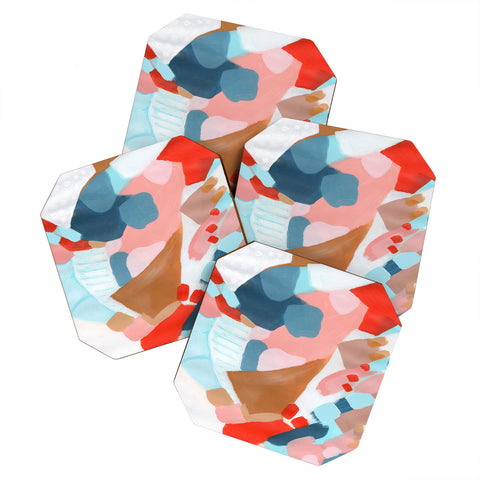 Laura Fedorowicz Daytime Dance Party Coaster Set