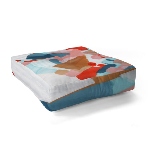 Laura Fedorowicz Daytime Dance Party Floor Pillow Square