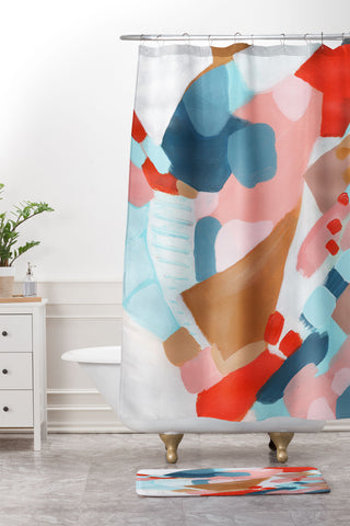 Laura Fedorowicz Daytime Dance Party Shower Curtain And Mat