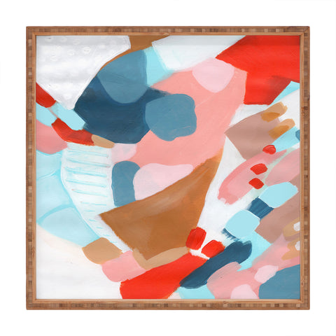 Laura Fedorowicz Daytime Dance Party Square Tray