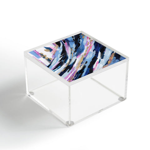 Laura Fedorowicz Denim Abstract Acrylic Box