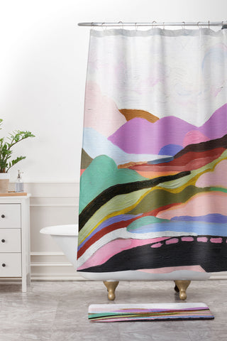 Laura Fedorowicz Desert Bliss Shower Curtain And Mat