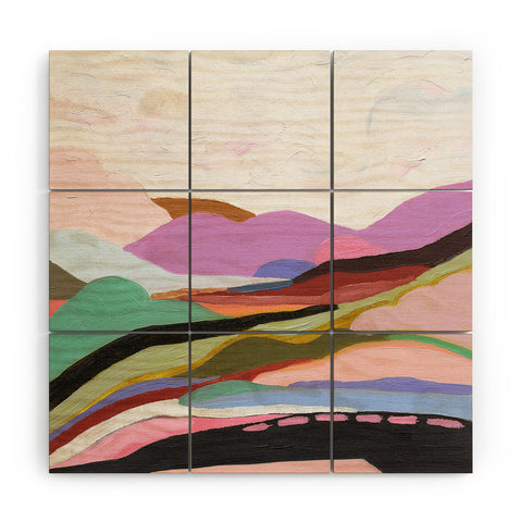 Laura Fedorowicz Desert Bliss Wood Wall Mural