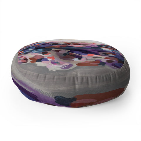 Laura Fedorowicz Determined Darling Floor Pillow Round