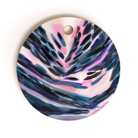 Laura Fedorowicz Dusk and Dawn Cutting Board Round