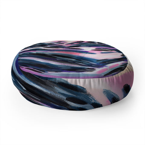 Laura Fedorowicz Dusk and Dawn Floor Pillow Round