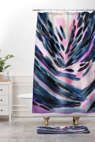 Laura Fedorowicz Dusk and Dawn Shower Curtain And Mat