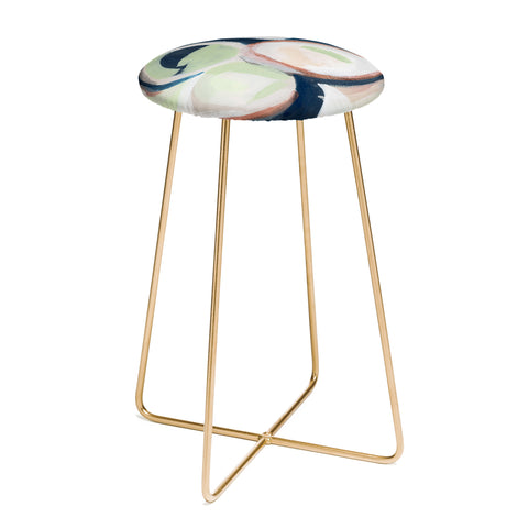 Laura Fedorowicz Embrace Abstract Counter Stool