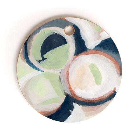 Laura Fedorowicz Embrace Abstract Cutting Board Round