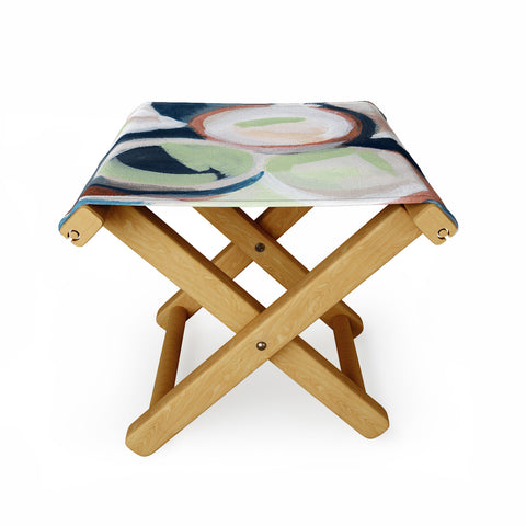 Laura Fedorowicz Embrace Abstract Folding Stool