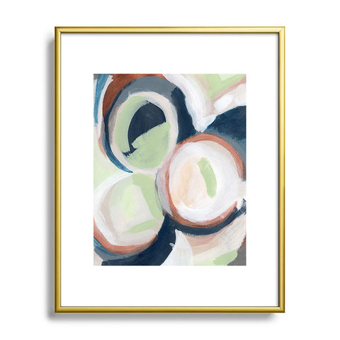 Laura Fedorowicz Embrace Abstract Metal Framed Art Print