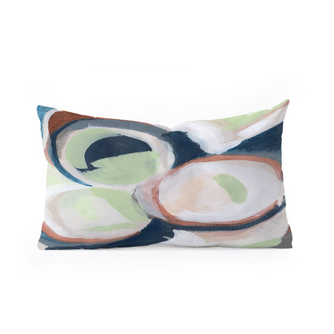 Laura Fedorowicz Embrace Abstract Oblong Throw Pillow