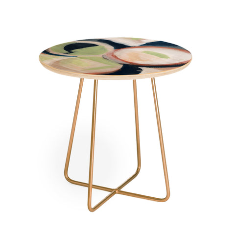 Laura Fedorowicz Embrace Abstract Round Side Table